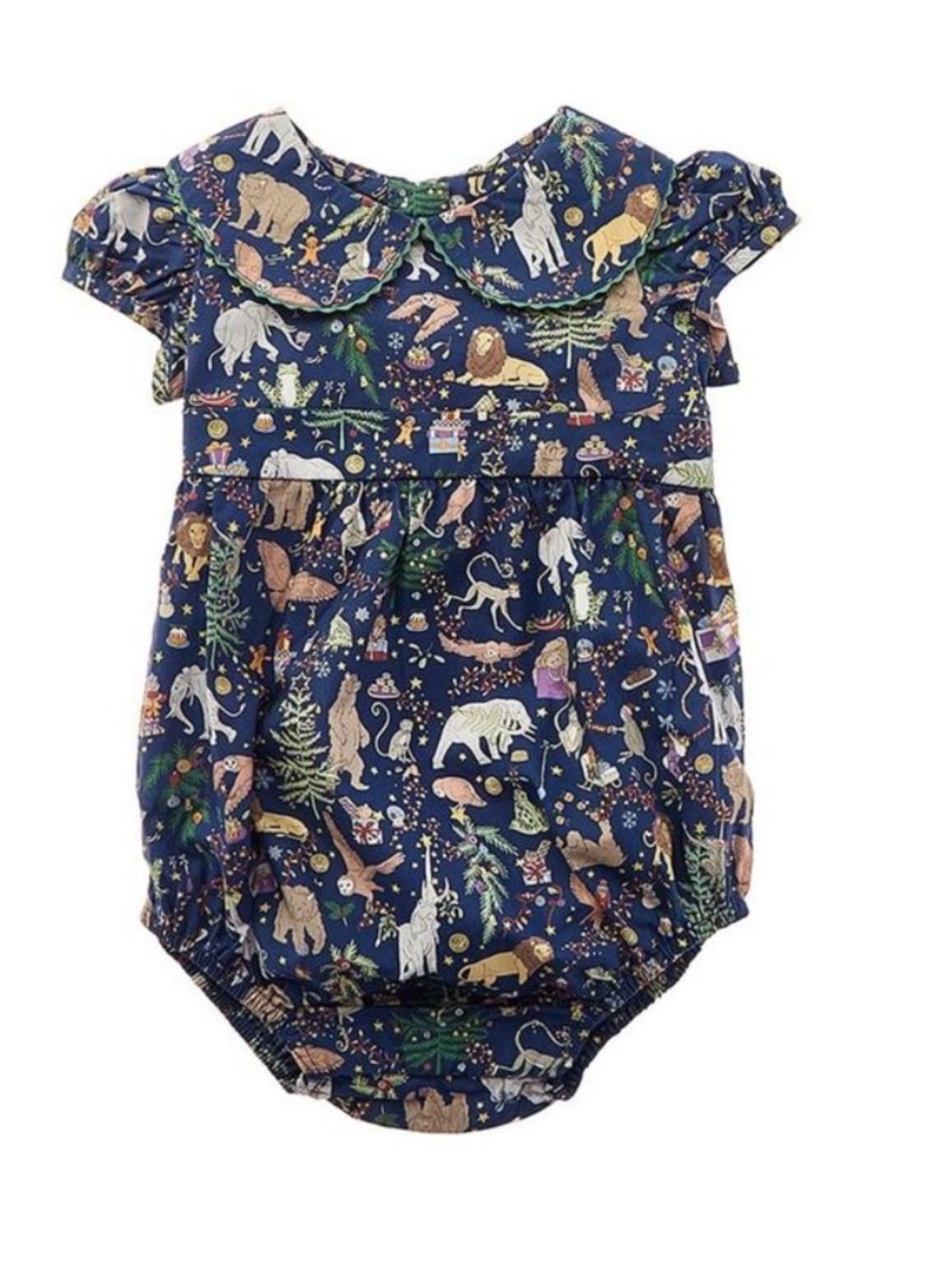 Classic Prep Liberty Christmas Jupiter Romper NWT 18-24M